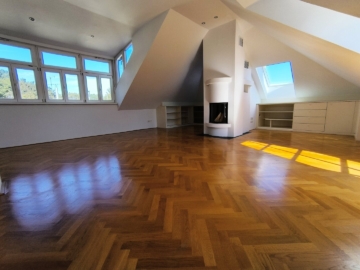 Penthouse mit Grün-Weitblick in wunderschöner Altbauvilla, 1190 Wien, Wohnung