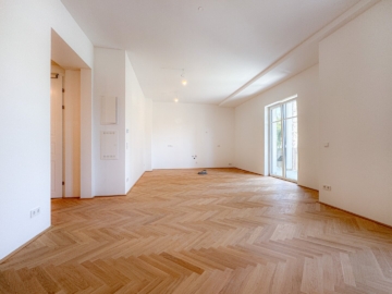 Modernes Wohnen mit Altbauflair – Raumhöhen 3,08 M, Terrasse zum Garten mit Altbaumbestand – Top 4 (Top 3), 1130 Wien, Terrassenwohnung